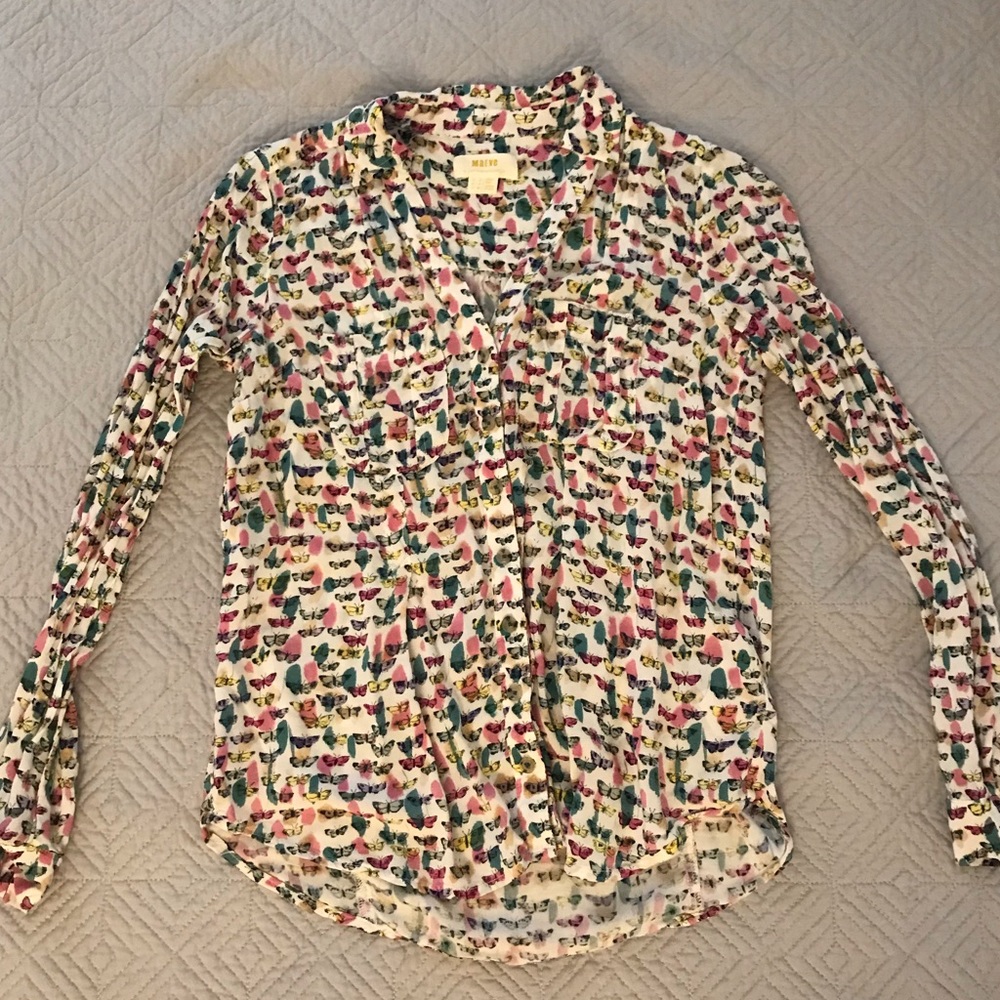 Anthropologie Button Up
